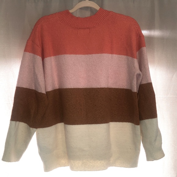 Old Navy Sweater- color block stripes - Picture 2 of 2